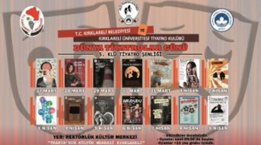 Kırklareli&rsquo;nde Tiyatro Şenliği