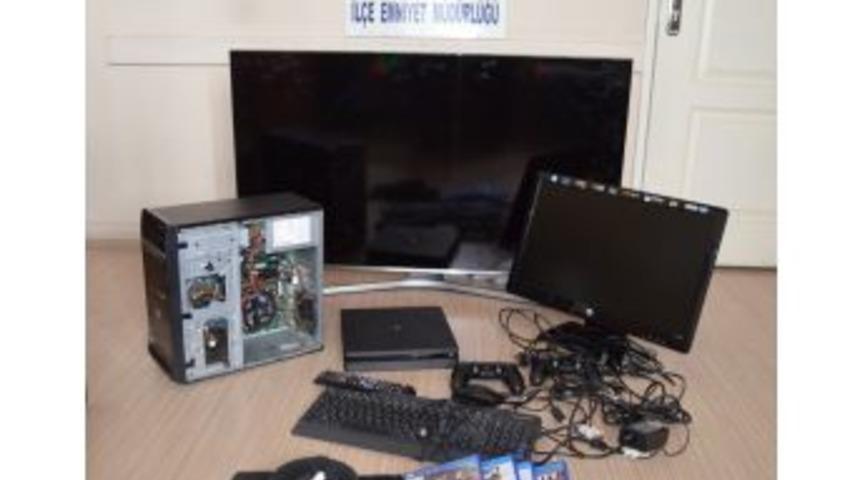 K&uuml;&ccedil;&uuml;k Hırsızlar Yakayı Ele Verdi