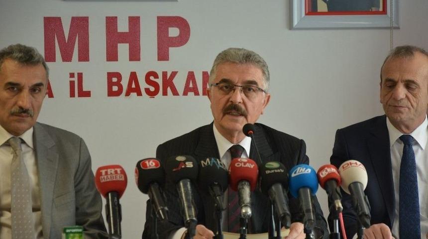 Mhp Genel Sekreteri İsmet B&uuml;y&uuml;kataman: