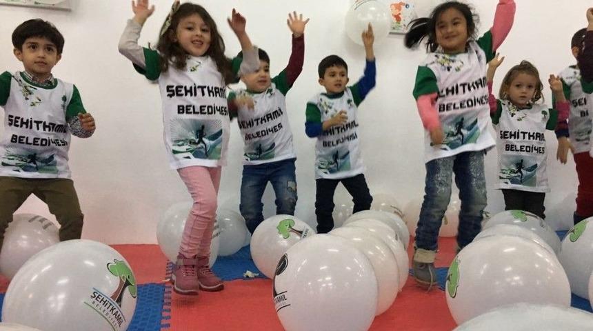 &Ccedil;ocuklar Spor Yaparak Eğleniyor