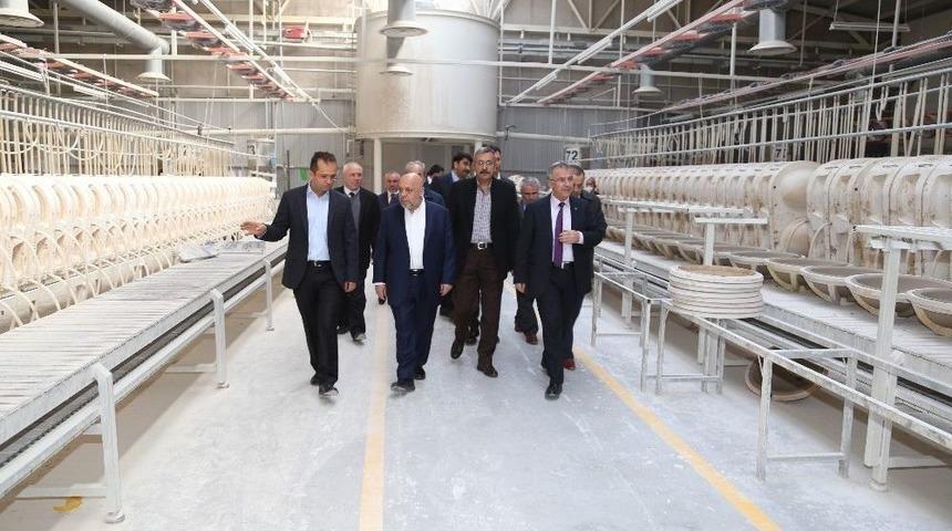 Hak-iş Genel Başkanı Mahmut Aslan&rsquo;dan Turkuaz Seramik&rsquo;e Ziyaret