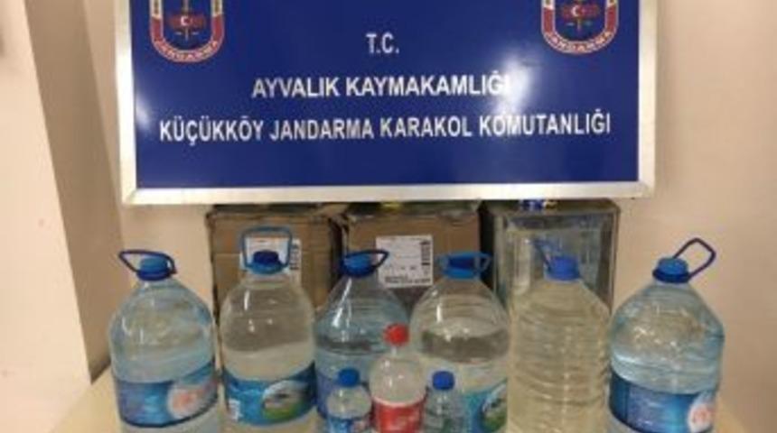 Ayvalık&rsquo;ta Jandarmadan Sahte İ&ccedil;ki Operasyonu