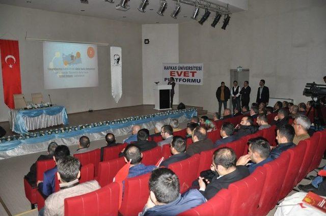 Kaü ‘evet’ Platformundan Cumhurbaşkanlığı Sistemi Programı