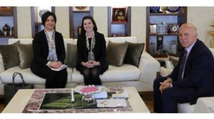 Abd B&uuml;y&uuml;kel&ccedil;iliği İ&ccedil; Politika Sorumlusu Morency&rsquo;den Başkan Sekmen&rsquo;e Ziyaret