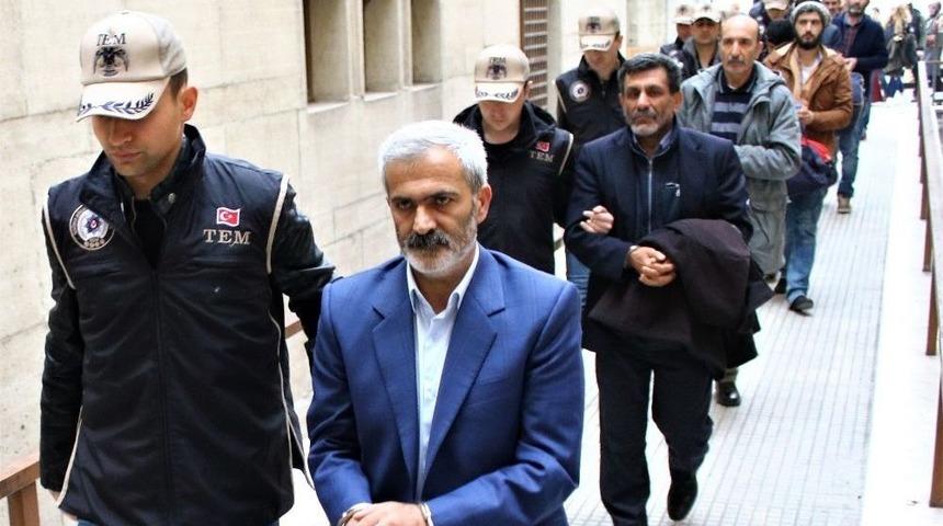 Pkk Operasyonunda G&ouml;zaltına Alınan Hdp&rsquo;liler Adliyeye Sevkedildi