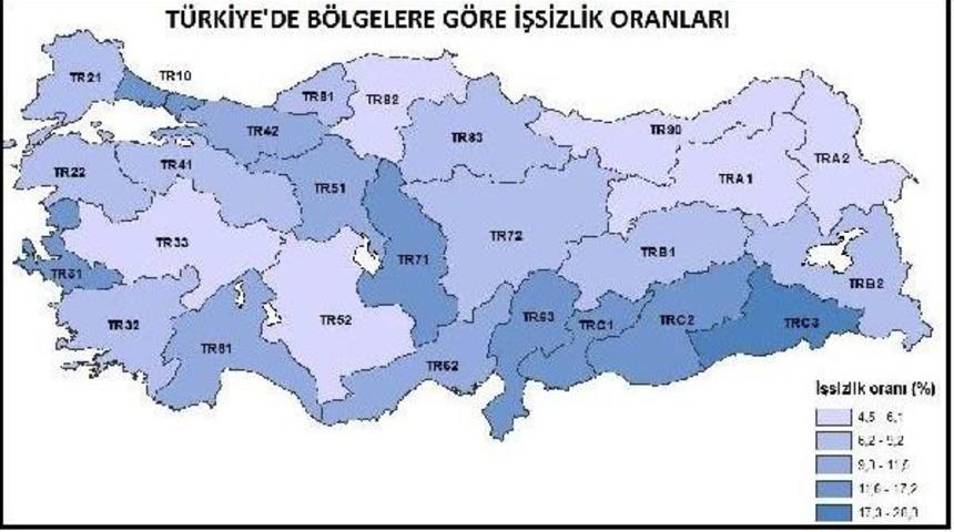 İşsizlik 2016 Yılında 0.6 Puan Artışla Y&uuml;zde 10.9'a &Ccedil;ıktı