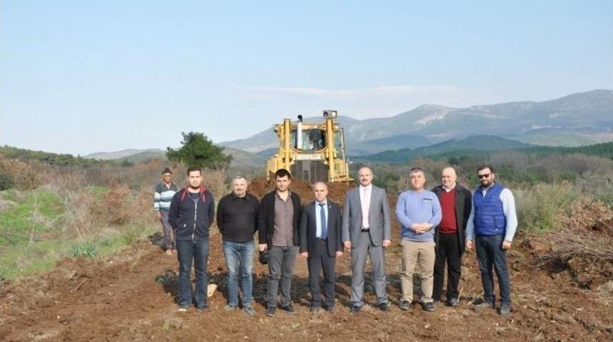 G&ouml;rdes&rsquo;te Doğalgaz Hattı &Ccedil;alışmaları Başladı