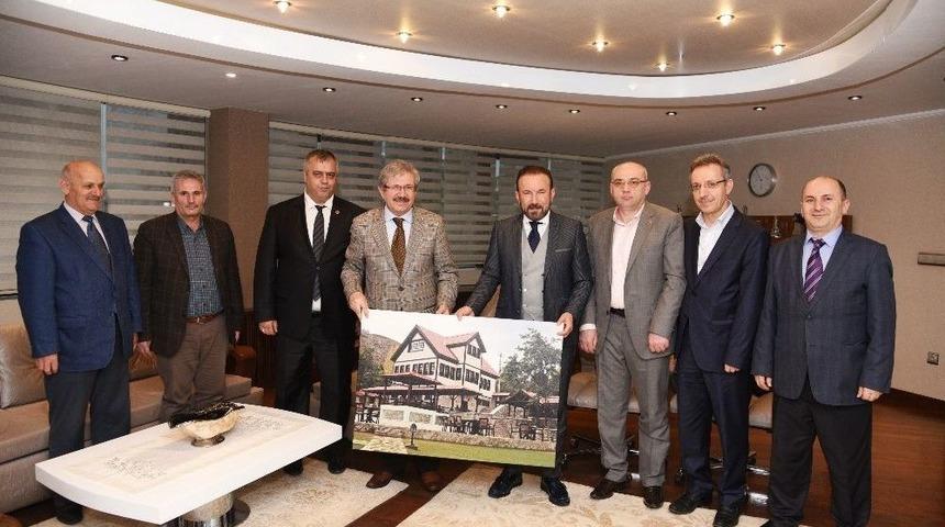 Başkan Doğan, Ziyaret&ccedil;ilerini Ağırladı