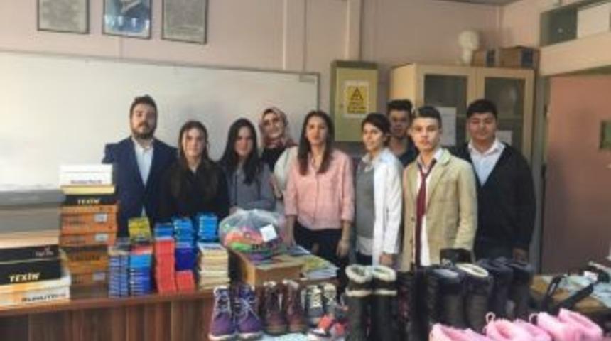 &Ccedil;aycuma&rsquo;dan G&uuml;rpınar&rsquo;daki İlkokula B&uuml;y&uuml;k Destek