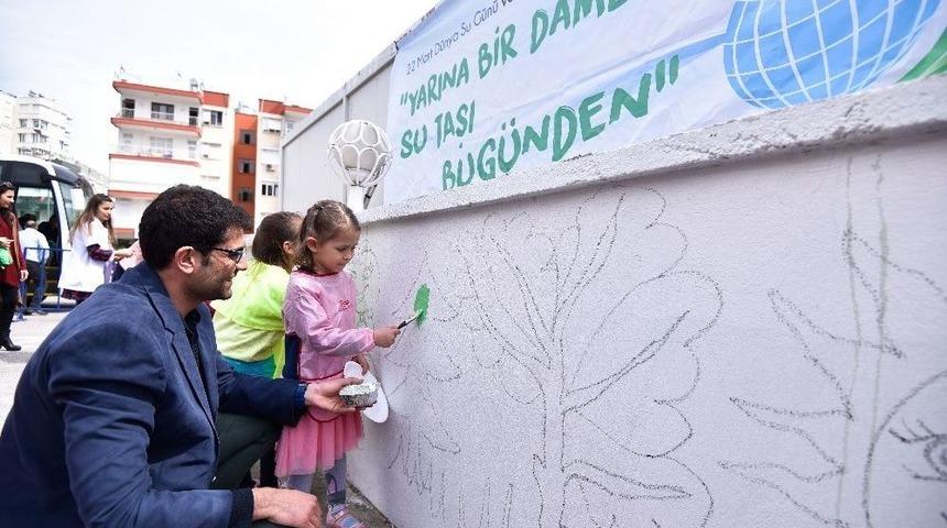 Muratpaşa&rsquo;nın Minikleri D&uuml;nya Su G&uuml;n&uuml;&rsquo;n&uuml; Kutladı