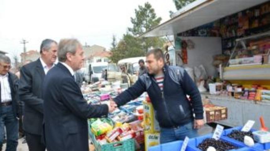 Pazarcı Esnafından &rsquo;evet&rsquo; Kampanyasına Destek İstediler