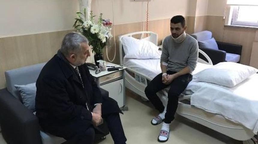 Hollanda'nın Rotterdam Kentinde Polis K&ouml;peğinin Isırdığı H&uuml;seyin Kurt T&uuml;rkiye'de