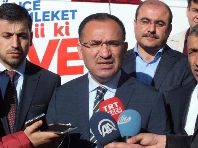 Bakan Bozdağ: Teröre Karşı Ortak Bir Mücadele Lazım