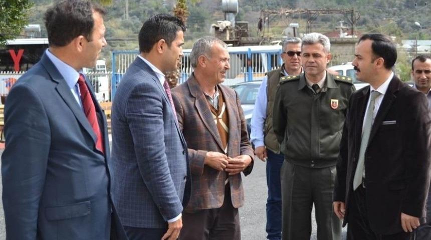 Bozyazı Kaymakamı Taşdan, Mahallelerde İncelemelerde Bulundu