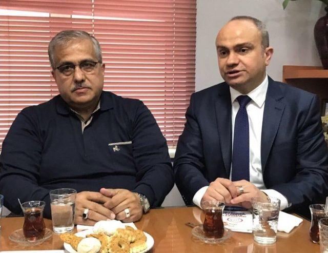 Ak Partili Mersinli’den Oda Başkanlarına Referandum Ziyareti