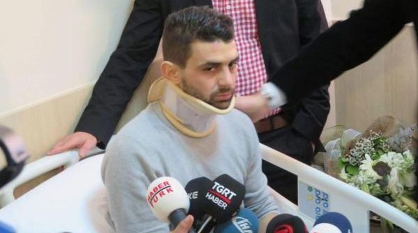 Hollanda'da Polisin K&ouml;pekle Yaraladığı T&uuml;rk Tedavi I&ccedil;in İstanbul'da (2)