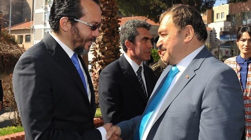 Ad&uuml; Rekt&ouml;r&uuml; Bircan, Bakan Eroğlu İle G&ouml;r&uuml;şt&uuml;