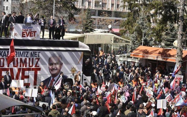 Ankara Büyükşehir Belediye Başkanı Gökçek Çubuk’taki Mitingde Konuştu