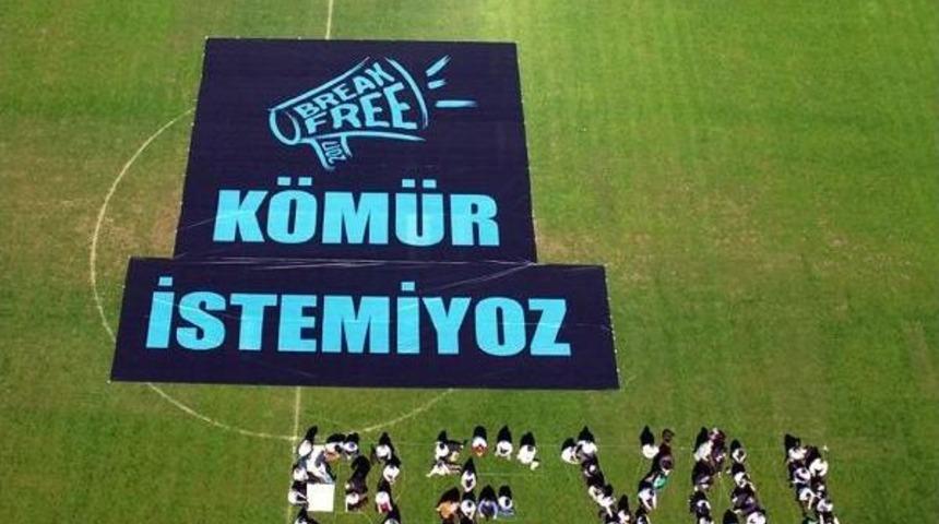 Stadyumda, 'k&ouml;m&uuml;r Istemiyoruz Beya' Eylemi