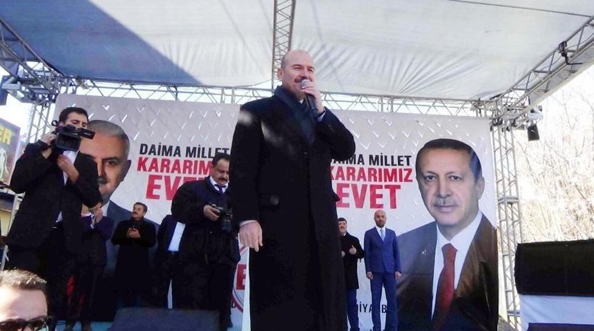 İ&ccedil;işleri Bakanı Soylu Kulp&rsquo;ta Halka Seslendi