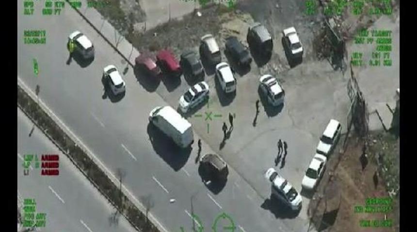 İstanbul'da 'kurtkapanı 2' Denetimi Polis Helikopteri Kamerasına Yansıdı