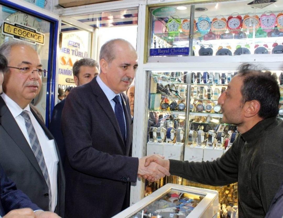 Başbakan Yardımcısı Kurtulmuş Adıyaman&rsquo;da Esnafı Gezdi
