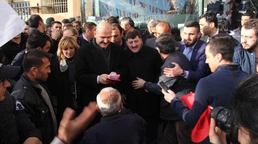 İ&ccedil;işleri Bakanı Soylu, Silvan&rsquo;da