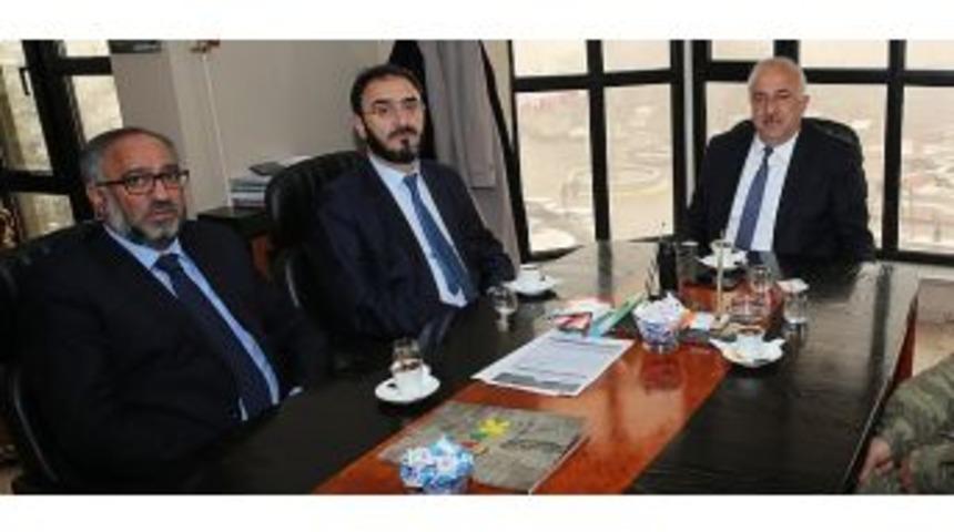 İl M&uuml;ft&uuml;s&uuml; Karabayır&rsquo;dan Başkan Sazlı&rsquo;ya Ziyaret