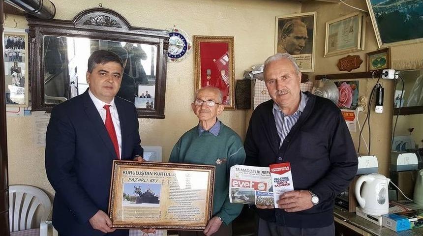 Başkan Yal&ccedil;ın&rsquo;dan Kore Gazisine Ziyaret