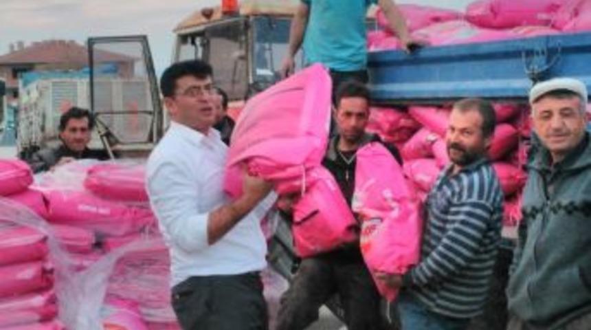 Müdür Kara, Hamallarla Birlikte Çalışıyor