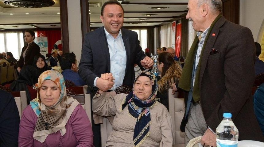 Aksaray&rsquo;da Protokol &Uuml;yeleri Şehit Yakınlarıyla Buluştu