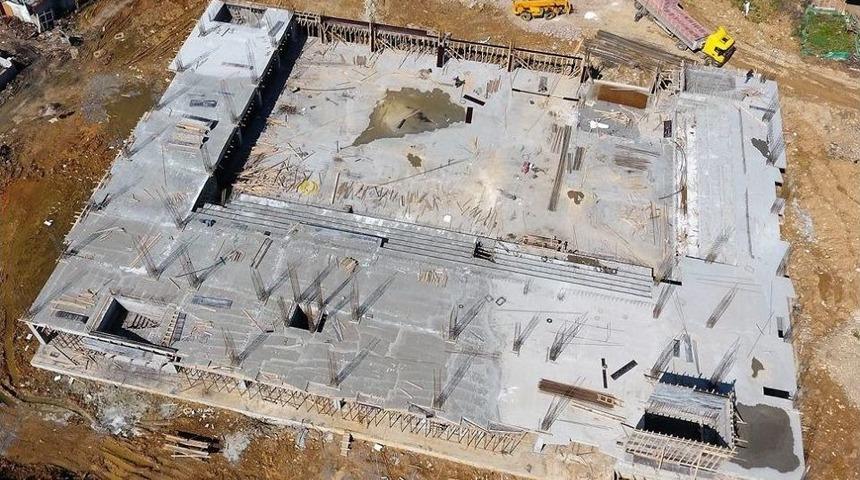 Spor Salonu İnşaatı Yükseliyor