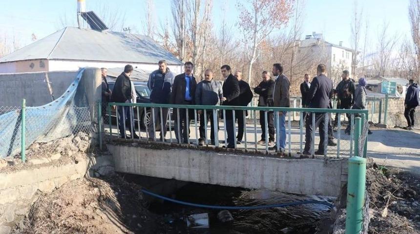 Erzurum Dsi 8. B&ouml;lge M&uuml;d&uuml;r&uuml; Sadullah Seven Tutak&rsquo;ta İncelemelerde Bulundu