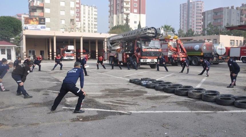 İtfaiyeciler Kondisyon Depoluyor