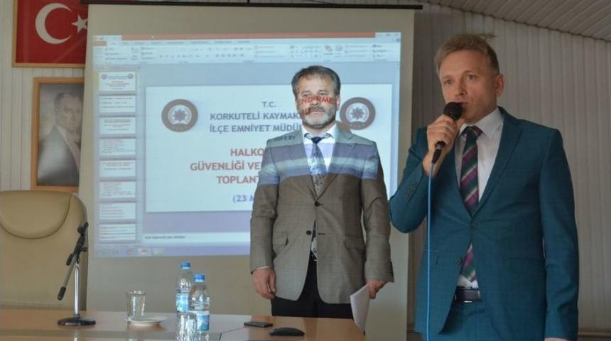 Korkuteli’nde Güvenlik Toplantısı