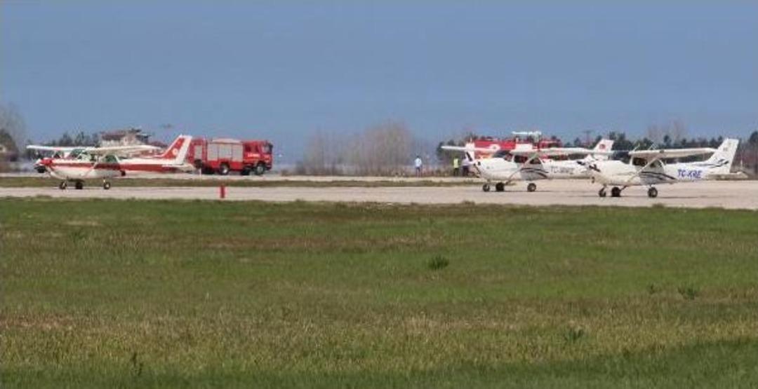 Samsun&rsquo;Da Eğitim U&ccedil;ağı Inişte Kırım Ge&ccedil;irdi - Ek Fotoğraf