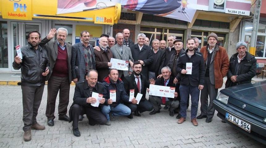 Ak Parti Trabzon Milletvekilleri Referandum &Ccedil;alışmalarını S&uuml;rd&uuml;r&uuml;yor