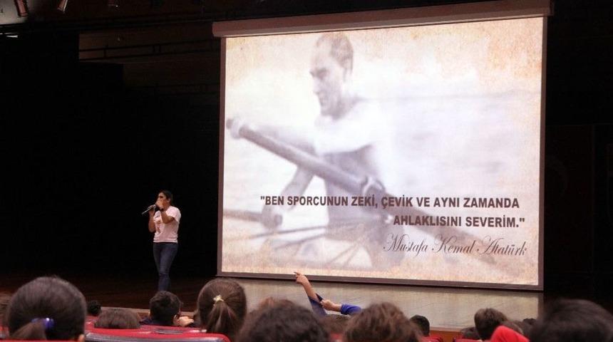 Spor K&uuml;lt&uuml;r&uuml; Ve Olimpik Eğitim Projesi S&ouml;yleşisi