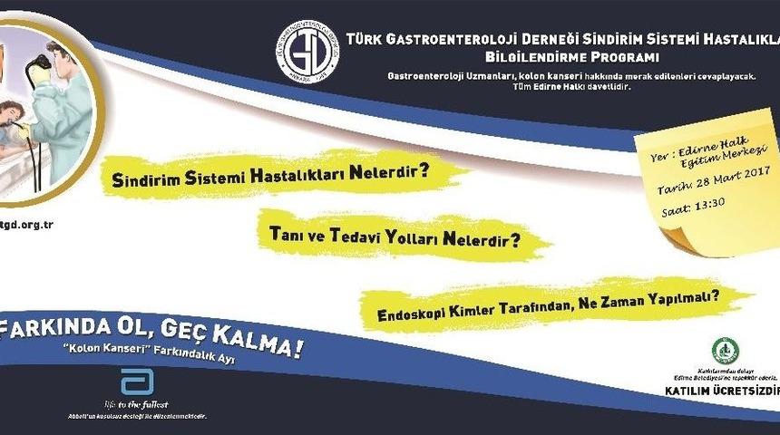Tgd, &rsquo;sindirim Sistemi Hastalıkları Bilgilendirme Programı&rsquo;na Başlıyor