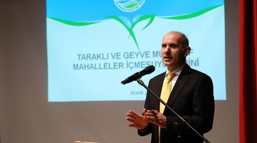 Taraklı Ve Geyve Y&uuml;ksek Kesimlerine İ&ccedil;me Suyu Proje &Ccedil;alışmaları Başlıyor