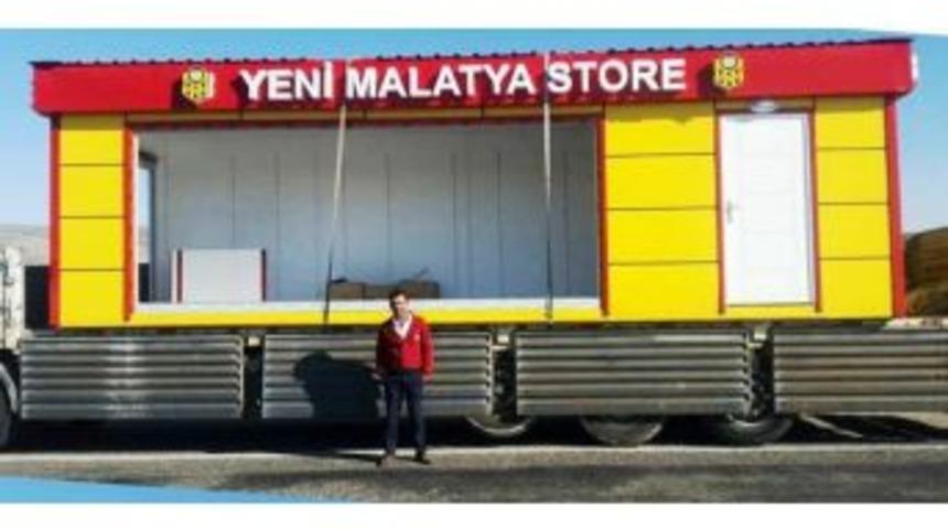 Evkur Yeni Malatyaspor Lisanslı &Uuml;r&uuml;n Satışı İ&ccedil;in Konteyner Satış Mağazalarını Faaliyete Ge&ccedil;irecek