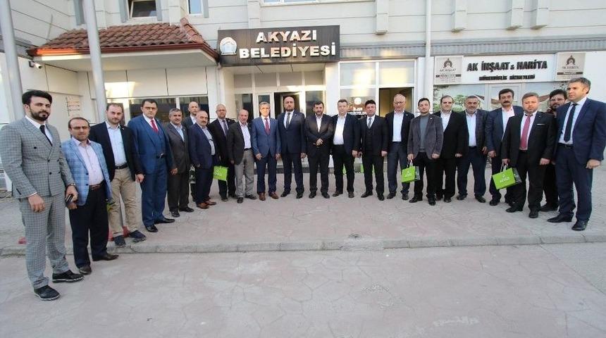 Başkan Akcan T&uuml;msiad &Uuml;yelerini Ağırladı