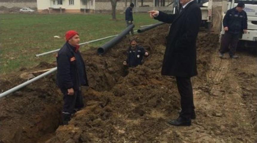 Boz&uuml;y&uuml;k&rsquo;te Alt Yapı &Ccedil;alışmaları