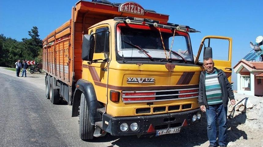 Manisa’da Çalınan Kamyon Bulundu