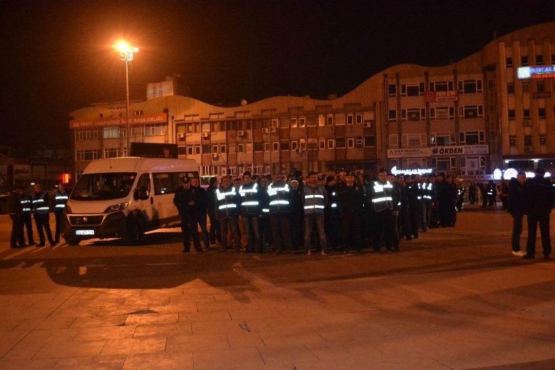 Sakarya&rsquo;da Gece Yarısı Bin Polisle Tatbikat Yapıldı