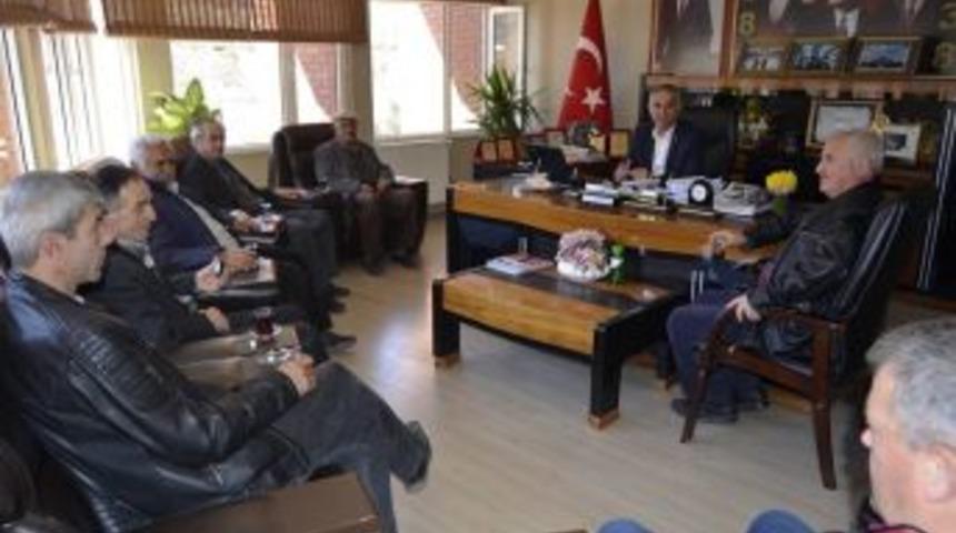 Muhtarlardan Başkan Yaman&rsquo;a Ziyaret