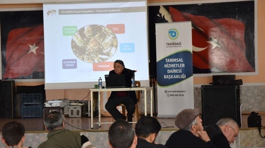 Şarköy’deki Arıcılara Verimliliği Arttırma Eğitimi Verildi