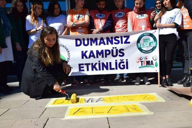 Düzce Üniversitesinde Dumansız Hava Sahaları Oluşturuluyor