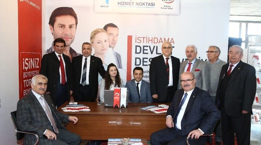 Ato İstihdam Fuarında Stant A&ccedil;tı