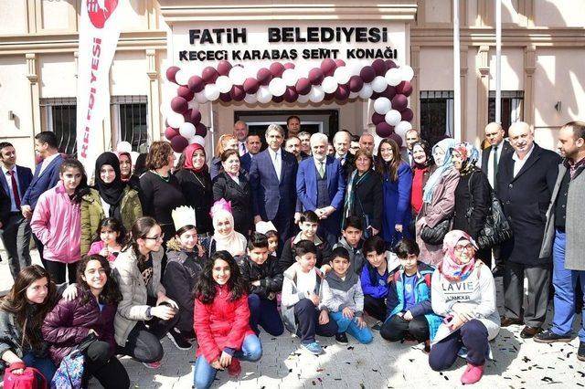 Fatih’te Keçeci Karabaş Semt Konağı Hizmete Açıldı